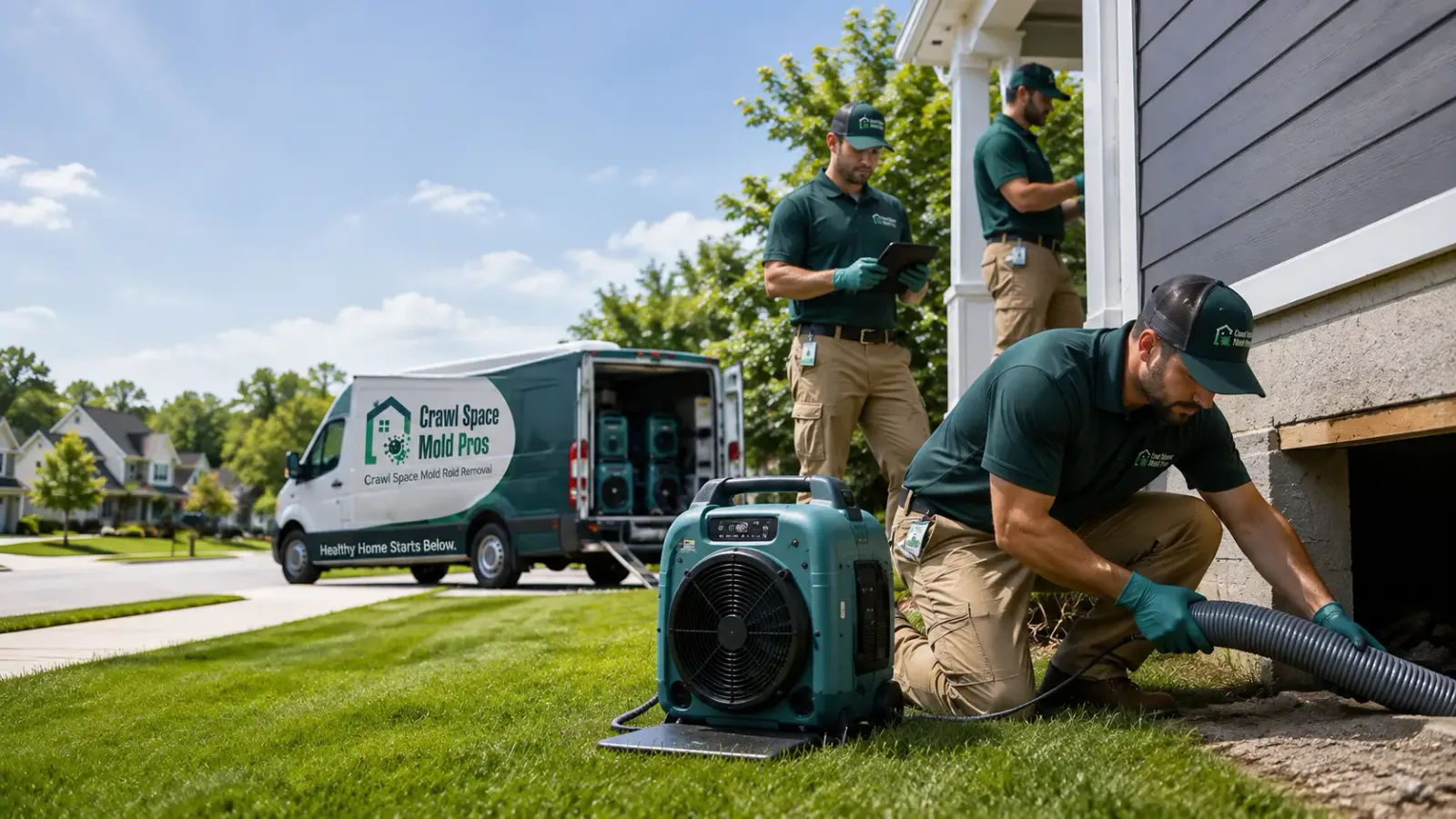 Crawl Space Mold Removal in Beloit, KS